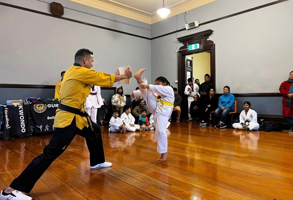 Gurkhas Taekwondo Practice